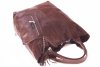 Kožené kabelka shopper bag Genuine Leather 555 hnedá