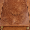 Kožené kabelka listonoška Vittoria Gotti hnedá V688636