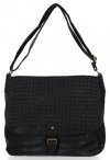 Dámska kabelka listonoška BEE BAG čierna 613-122