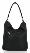 Kožené kabelka shopper bag Roberto Ricci čierna 19141