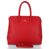 Kožené kabelka kufrík Vittoria Gotti červená V2392