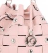 Kožené kabelka shopper bag Vittoria Gotti púdrová ružová V5867