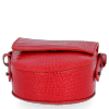 Kožené kabelka univerzálna Vittoria Gotti červená V6336