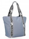 Dámská kabelka shopper bag Herisson svetlo modrá 1502H431