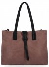 Dámska kabelka shopper bag Hernan špinavá ružová HB0192-1