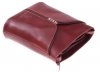 Kožené kabelka listonoška Genuine Leather 208 hnedá