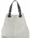 Kožené kabelka shopper bag Vittoria Gotti svetlo béžová V2L