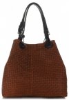 Kožené kabelka shopper bag Vittoria Gotti ryšavá V80047