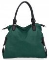 Dámska kabelka shopper bag Hernan fľašková zelená HB0135