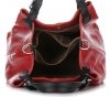Kožené kabelka shopper bag Vittoria Gotti červená V2L