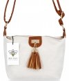 Dámska kabelka univerzálna BEE BAG biela 0802S17