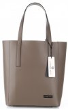 Kožené kabelka shopper bag Vittoria Gotti zemitá V3121