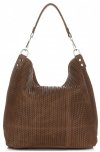 Kožené kabelka shopper bag Vittoria Gotti zemitá V80051