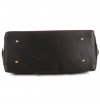 Kožené kabelka kufrík Genuine Leather čierna 816(2