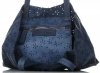 Kožené kabelka shopper bag Vittoria Gotti tmavo modrá VL299