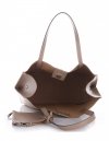Kožené kabelka shopper bag Vittoria Gotti béžová V8