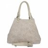Kožené kabelka shopper bag Vittoria Gotti béžová 5566-Sbe