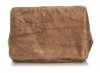 Kožené kabelka shopper bag Genuine Leather 801 zemitá