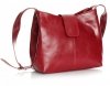 Kožené kabelka listonoška Vera Pelle 810 červená
