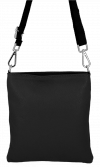 Kožené kabelka listonoška Vittoria Gotti čierna B19