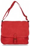 Dámska kabelka listonoška BEE BAG červená 613-122