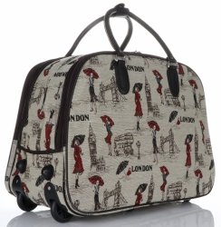 Cestovní taška na kolečkách s výsuvnou teleskopickou rukojetí Or&Mi London Multicolor