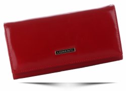 Klasická dámská kožená peněženka Lorenti červená