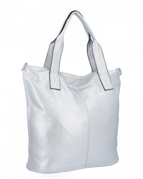 Kabelka shopper bag Hernan HB0363 stříbrná