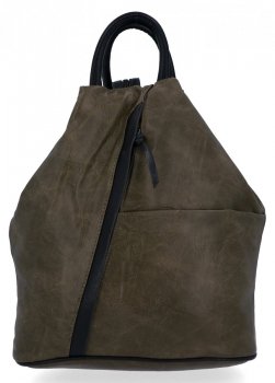 Dámská kabelka batůžek Hernan zelená HB0136-Lziel