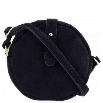 Kožené kabelka listonoška Vittoria Gotti černá V20CMS