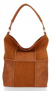 Bőr táska shopper bag Roberto Ricci vörös 19141