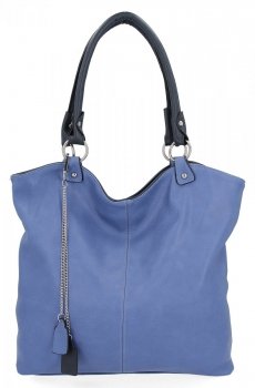 Torebka Uniwersalna Shopper Bag Hernan HB0150 Niebieska