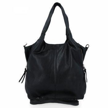 Uniwersalne Torebki Damskie Hernan Shopper Bag XL Czarna