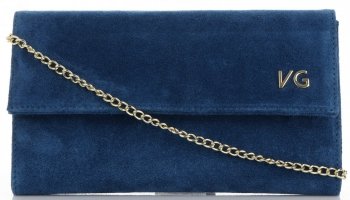 GEANȚĂ DIN PIELE plic Vittoria Gotti denim V3083