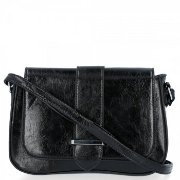 GEANȚĂ DE DAMĂ tip poștaș BEE BAG negru 1052S12