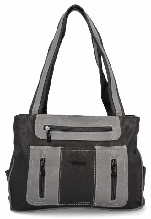 Dámská kabelka shopper bag Hernan šedá 3892-1
