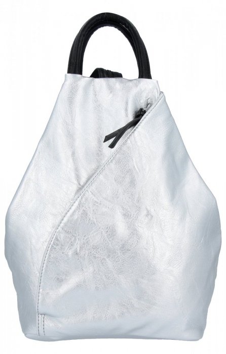 Dámská kabelka batůžek Hernan stříbrná HB0137-1