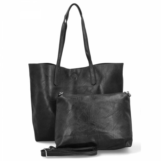 Dámská kabelka shopper bag Herisson černá 18R301