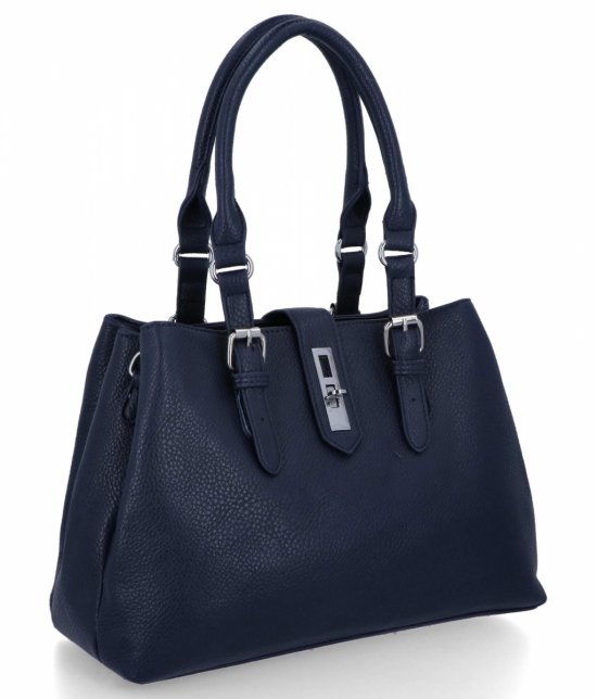 Elegantní dámská kabelka 3 komory firmy Herisson 22R527 modrá