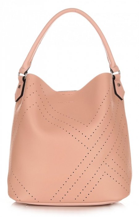 Dámská kabelka univerzální David Jones pudrová růžová 5533-1