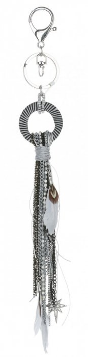 kulcstartó Bijoux Paris szürke YS-26