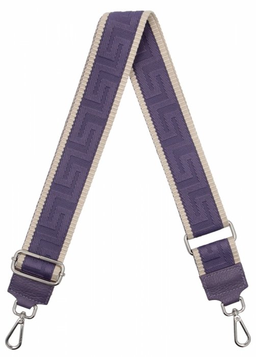 Divatos táskapánt Geometric PA005 Lila/Beige