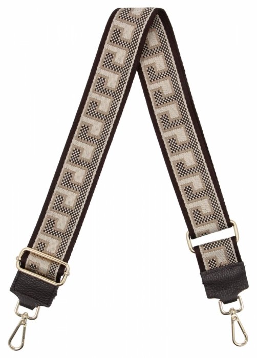 Modny Pasek Do Torebki H01 Czekoladowy