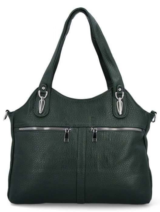 Torebka Damska Shopper Bag firmy Herisson 17B375 Butelkowa Zieleń