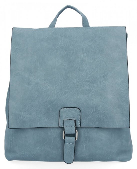 Stylowy Plecak Damski Vintage XL firmy Hernan HB0349 Błękitny