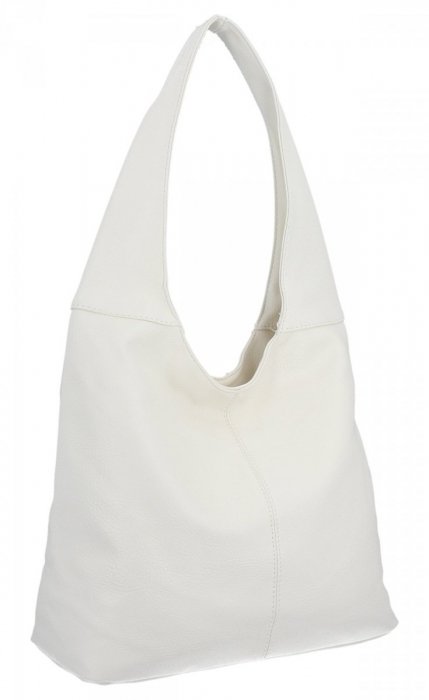 Uniwersalne Torebki Damskie Shopper Bag firmy Hernan HB0141 Biała