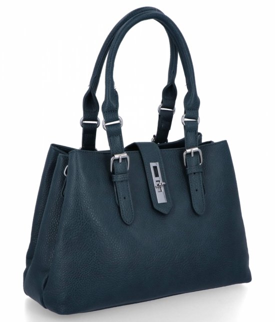 Elegacka Torebka Damska 3 Komory firmy Herisson 22R527 Morska