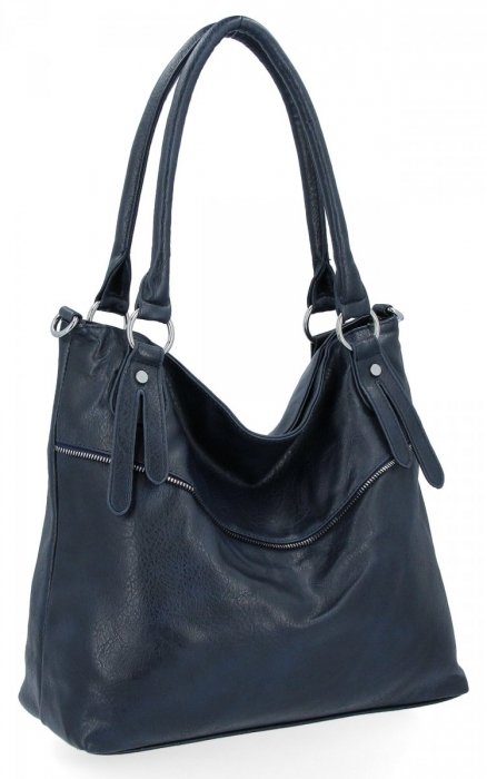 Uniwersalna Torebka Damska Shopper Bag firmy Herisson 1302B366 Granatowa