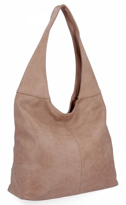 Uniwersalne Torebki Damskie Shopper Bag firmy Hernan HB0141 Pudrowy Róż