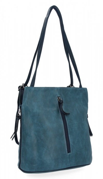 Torebka Damska z Funkcją Plecaka firmy Hernan HB0212-1 Morska